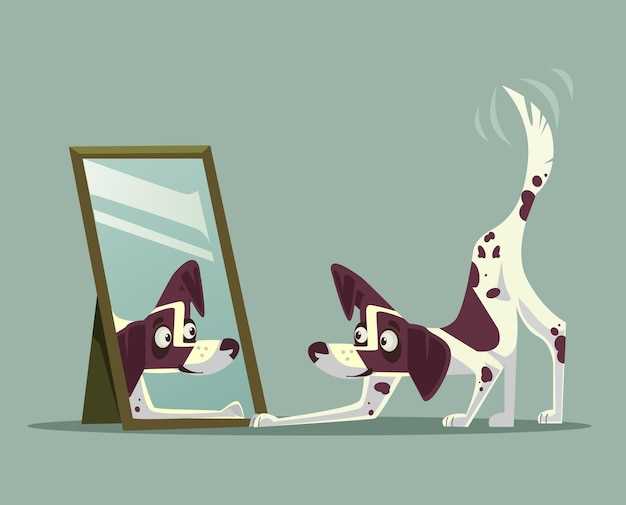 You asked what happens when a dog looks in the mirror